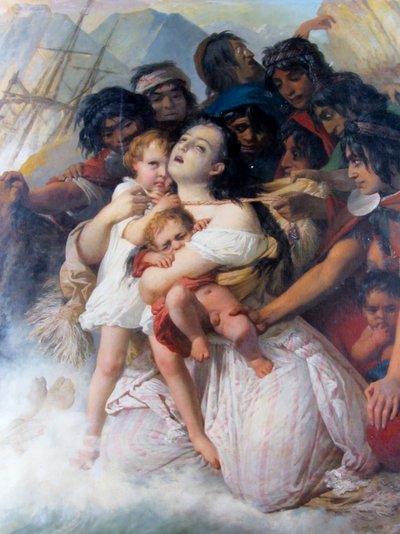 Naufragio del «Joven Daniel» da Raymond Auguste Quinsac Monvoisin